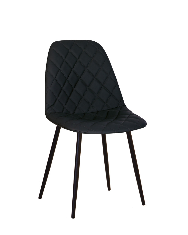 Стілець кухонний NOWY STYL LIYA FX BLACK (BOX-2) RMB ECO-30 екошкіра